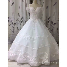 2017 Sexy Wholesale Spaghetti Strap Ball Gown Graceful vestido de noiva vestido de noiva